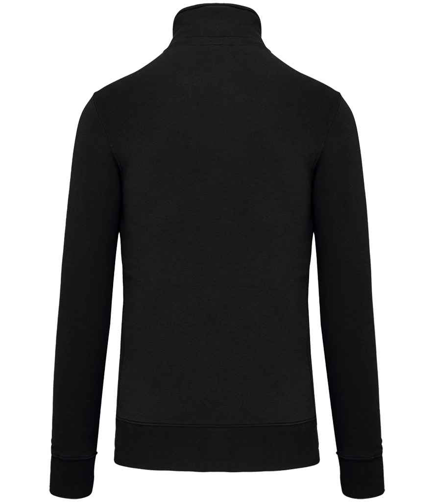Kariban Zip Neck Sweatshirt - Black (KB487)