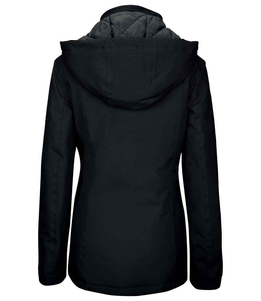 Kariban Ladies Parka Jacket - Black (KB6108)