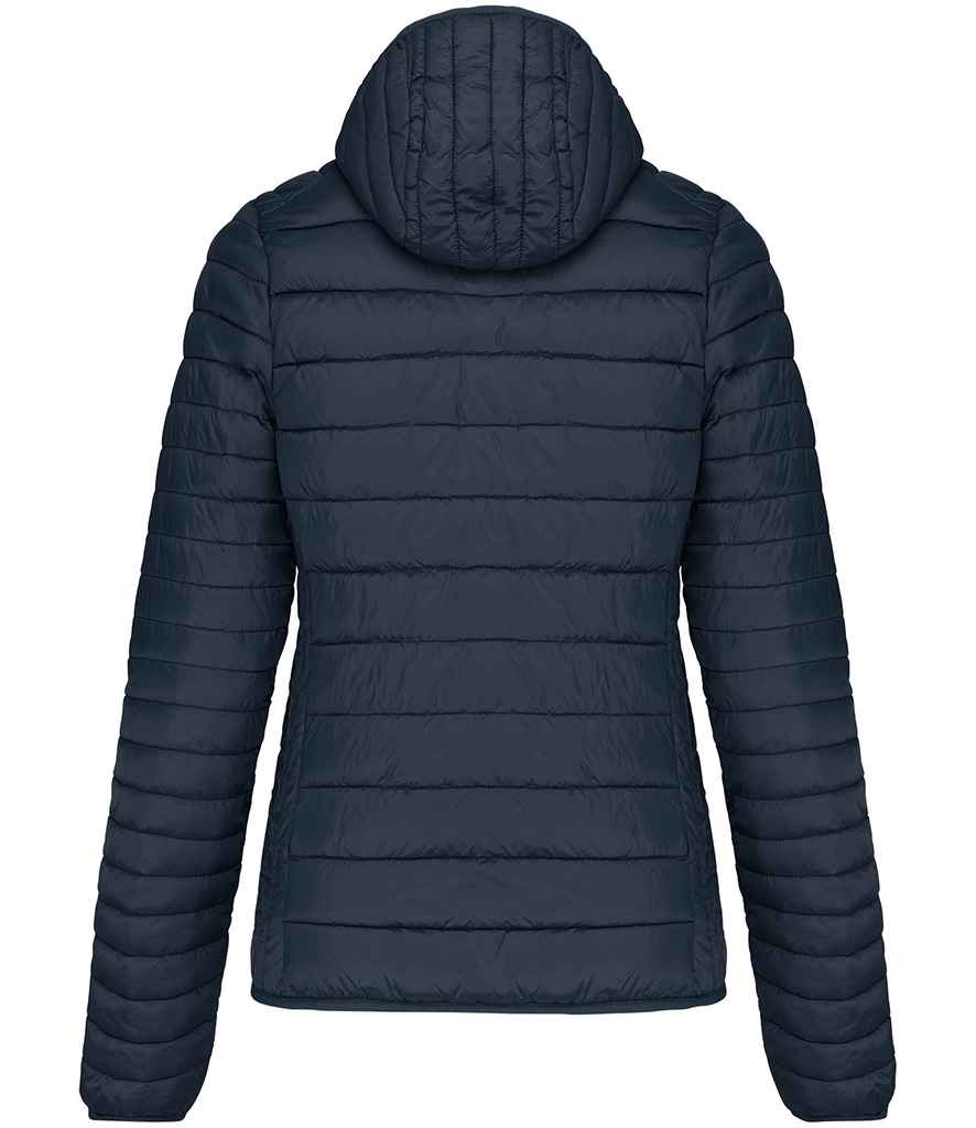 Kariban Ladies Lightweight Hooded Padded Jacket - Navy (KB6111)