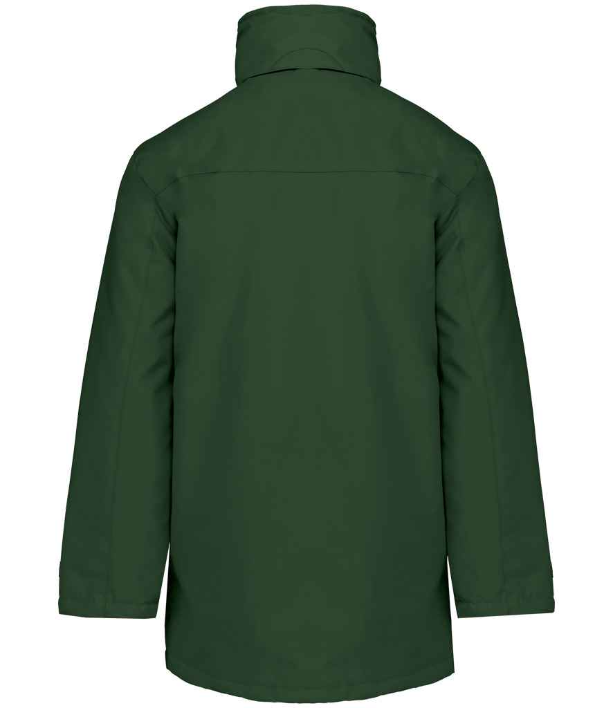 Kariban Parka Jacket - Forest Green/Black (KB677)