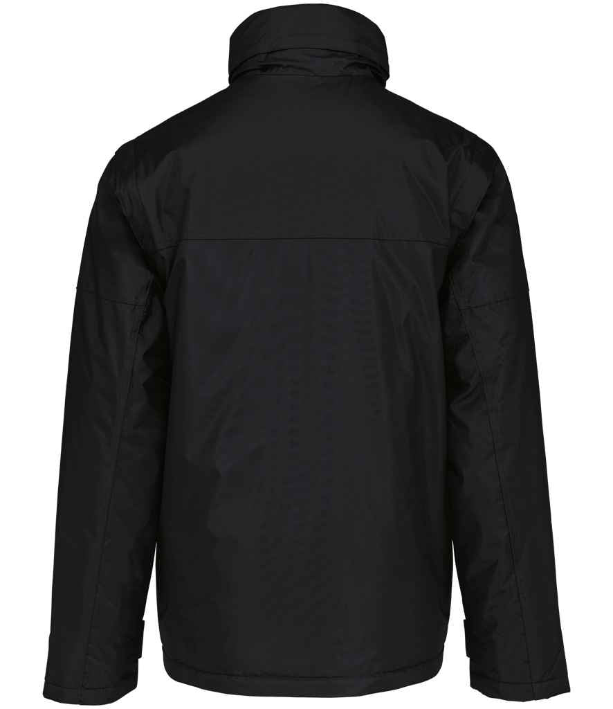 Kariban Factory Zip Off Sleeve Jacket - Black/Black (KB693)