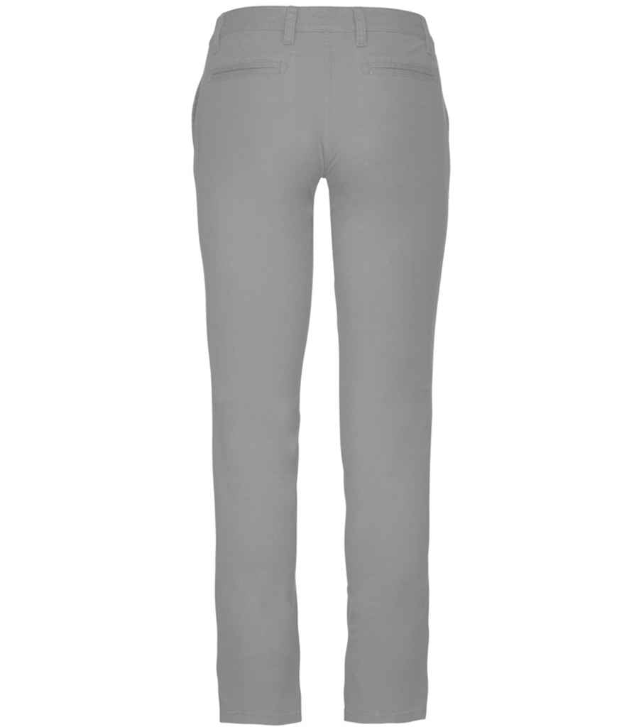 Kariban Ladies Chino Trousers - Fine Grey (KB741)
