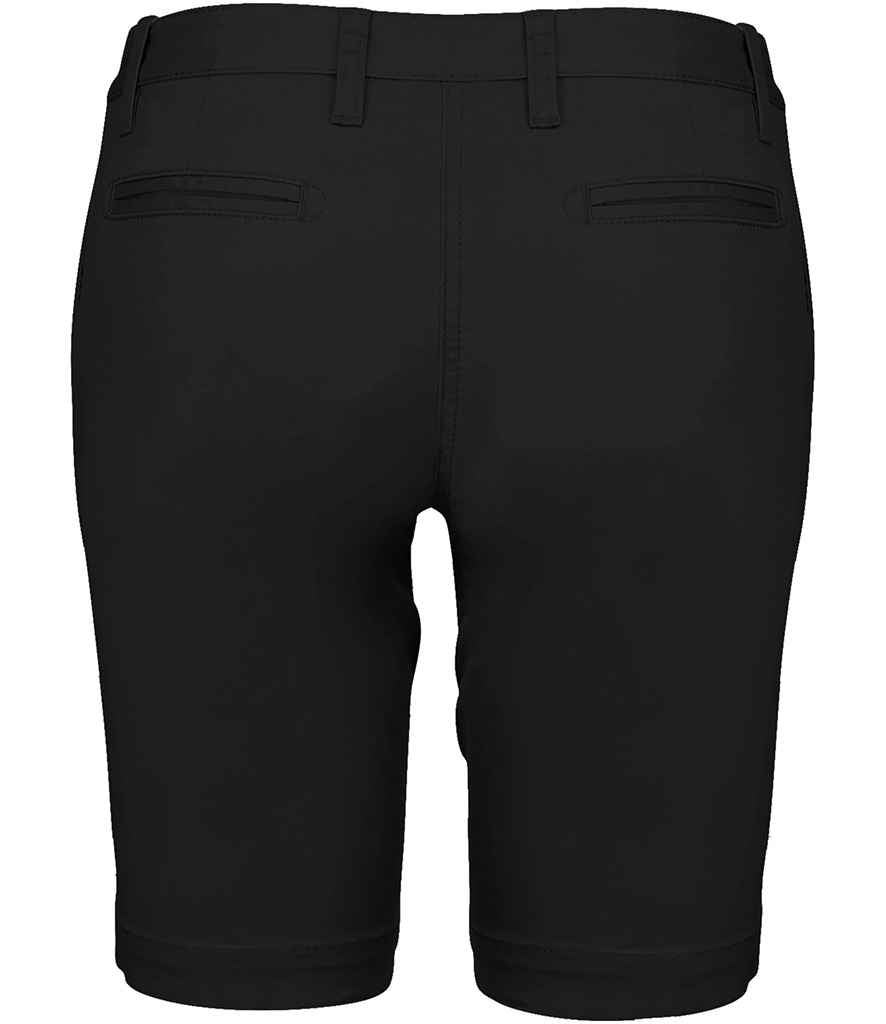 Kariban Ladies Chino Bermuda Shorts - Black (KB751)