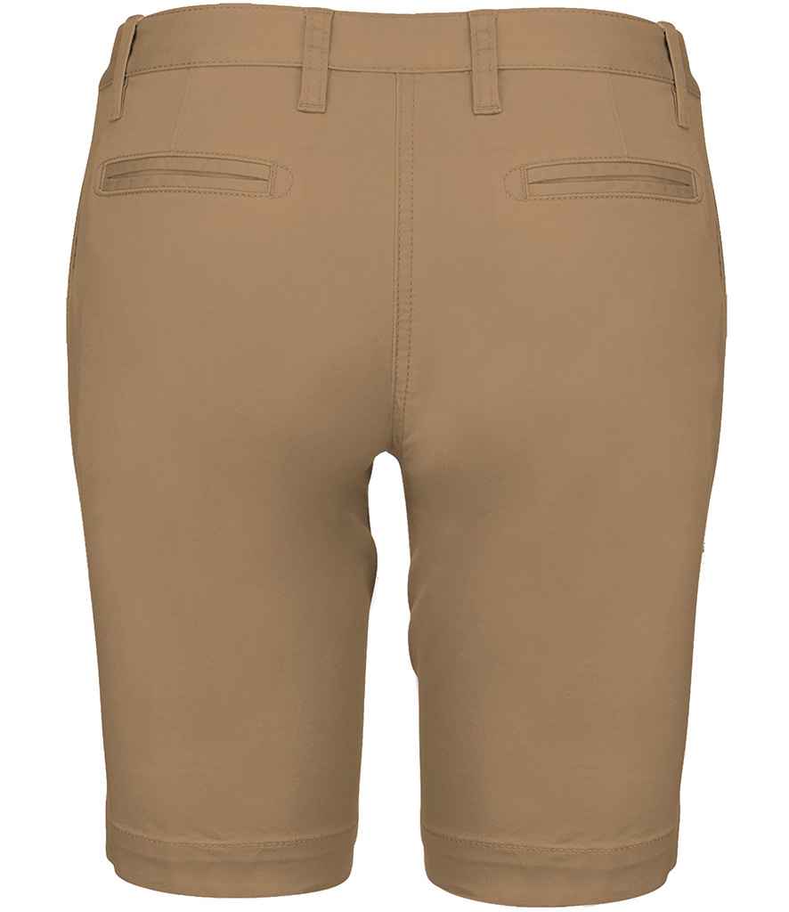 Kariban Ladies Chino Bermuda Shorts - Camel (KB751)