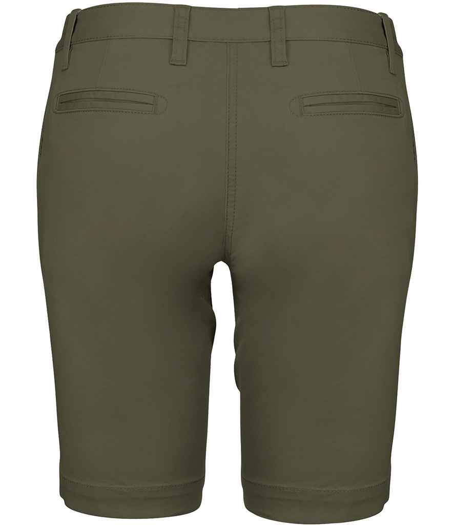 Kariban Ladies Chino Bermuda Shorts - Light Khaki (KB751)