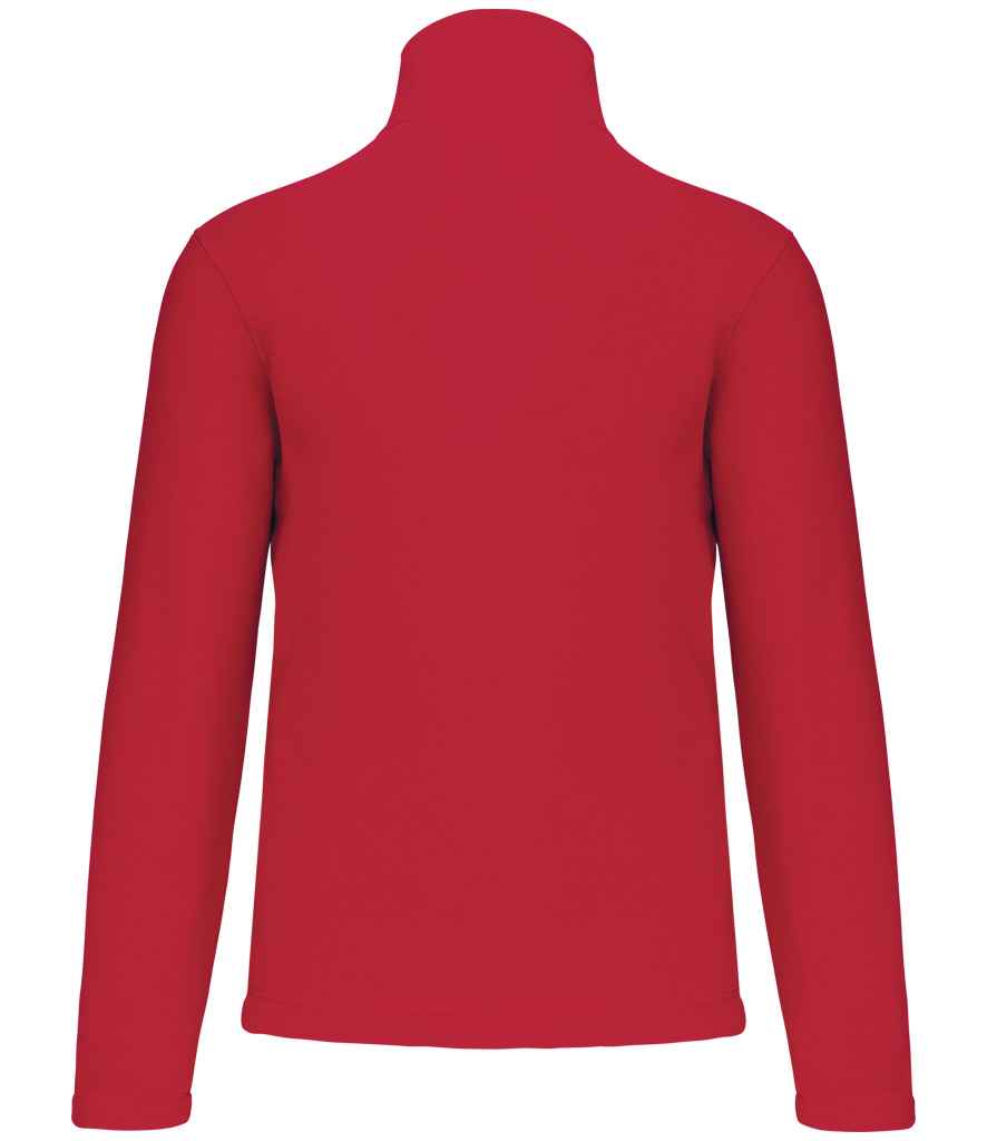 Kariban Enzo Zip Neck Micro Fleece - Red (KB912)
