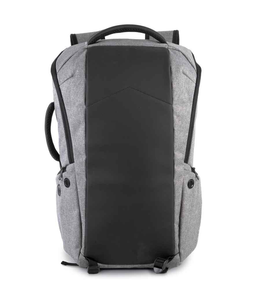Kimood Anti-Theft Backpack - Graphite Grey/Black (KI0888)