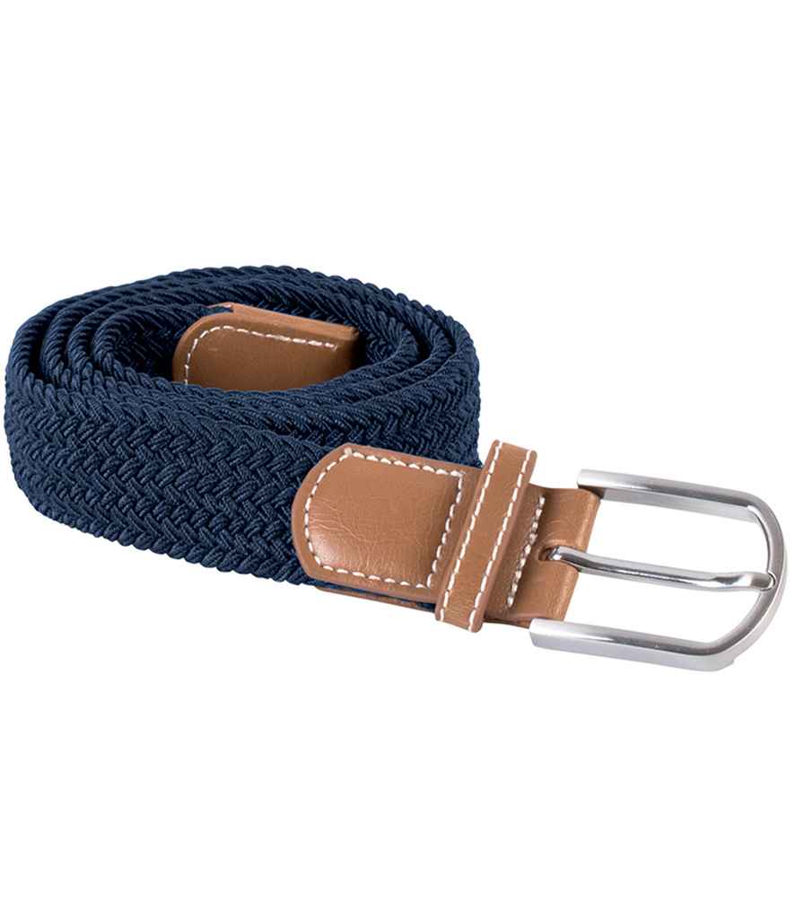 K-Up K-UP Braided Elasticated Belt - Navy (KP805)