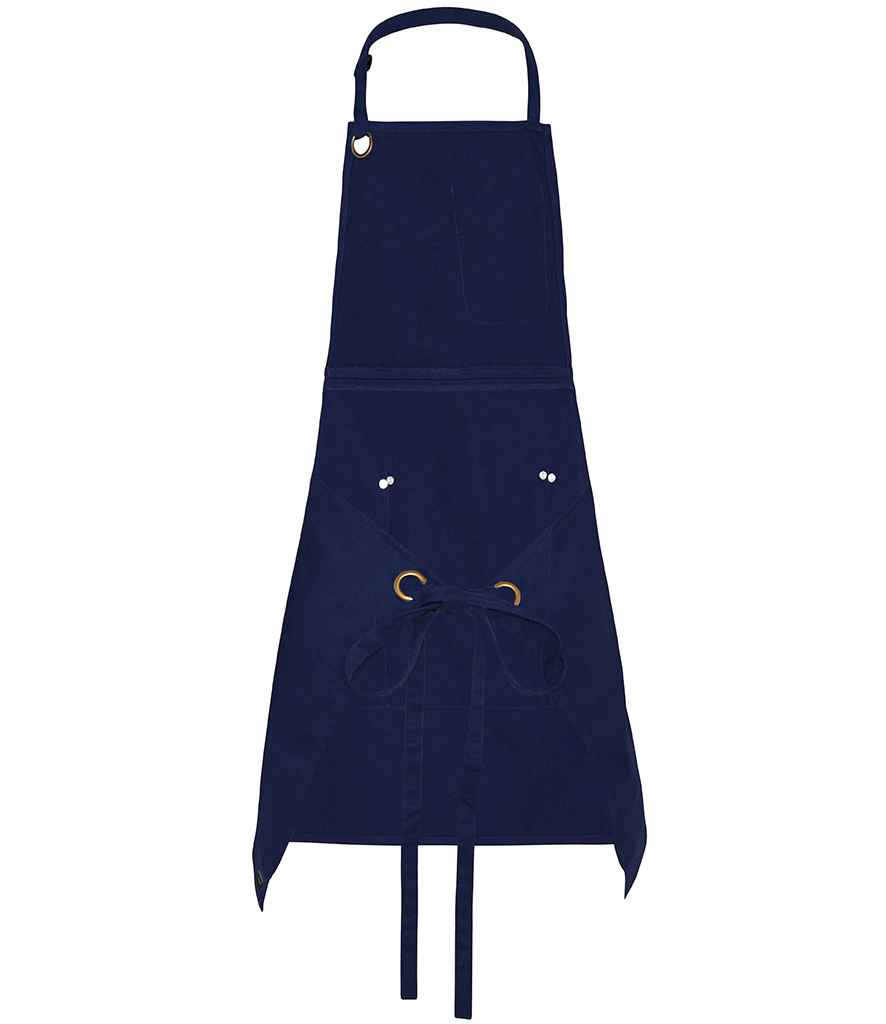 Le Chef Utility Bib Apron - Navy (LE100)