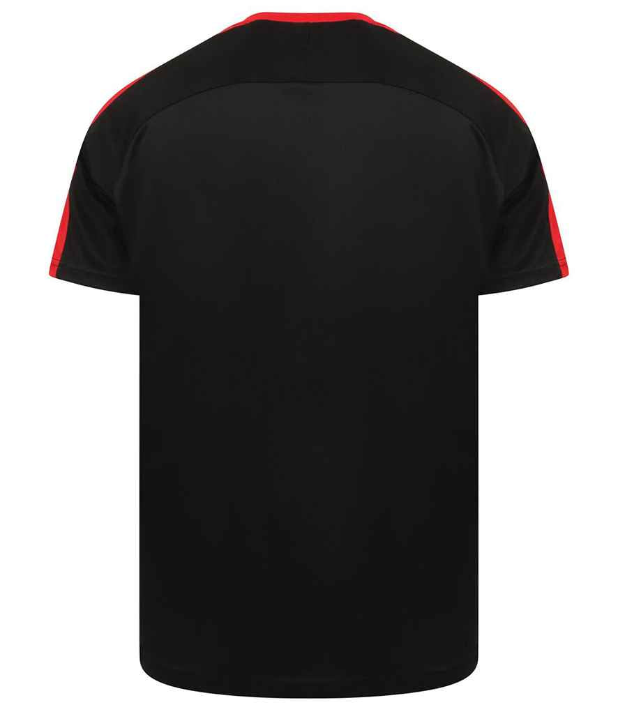 Finden + Hales Finden + Hales Unisex Team T-Shirt - Black/Red (LV290)