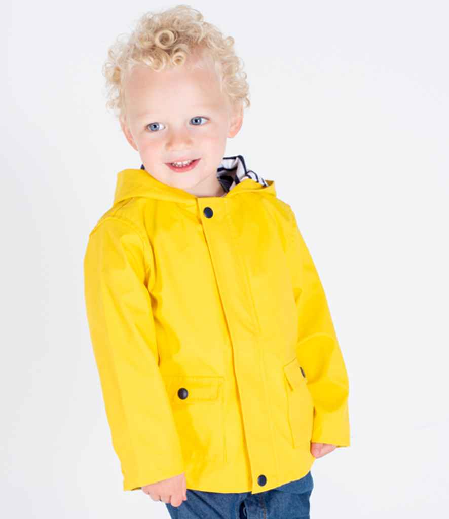Larkwood Baby/Toddler Rain Jacket - Yellow (LW35T)