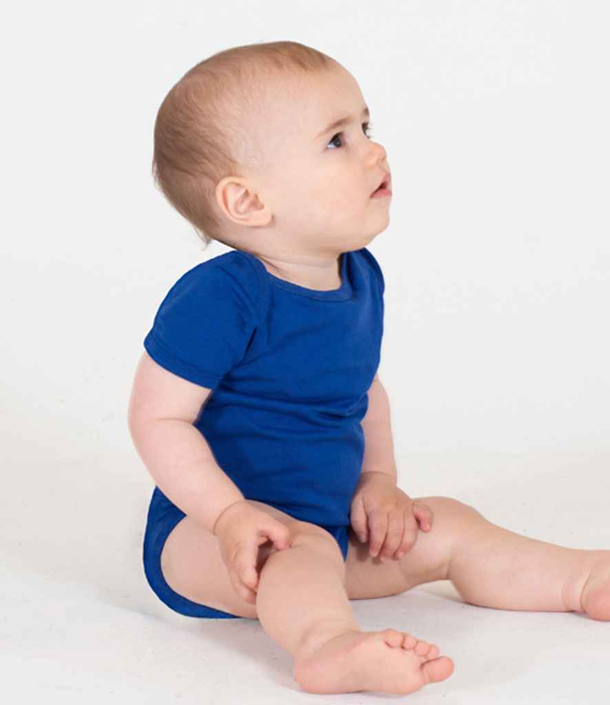 Larkwood Essential Short Sleeve Baby Bodysuit - Royal Blue (LW500T)