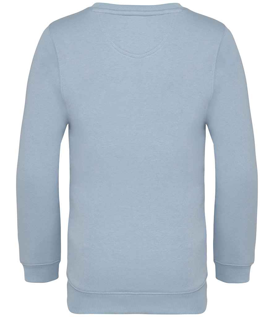 native spirit native spirit kids crew neck sweatshirt - aquamarine (ns403)