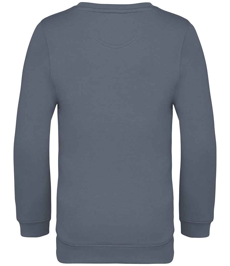 native spirit native spirit kids crew neck sweatshirt - mineral grey (ns403)