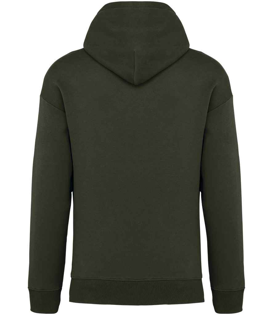 native spirit native spirit unisex oversized hooded sweatshirt - organic khaki (ns441)