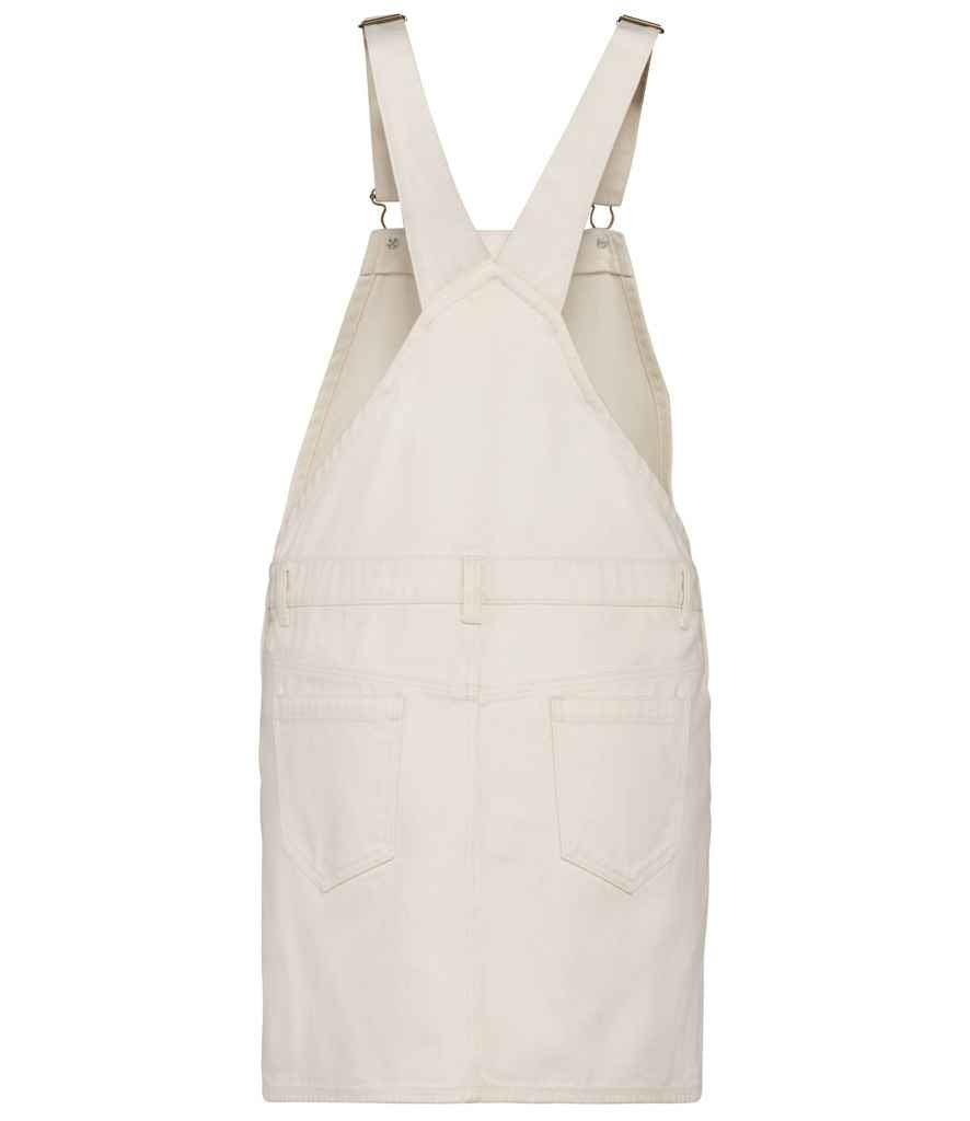 native spirit native spirit ladies dungarees dress - ivory (ns5010)
