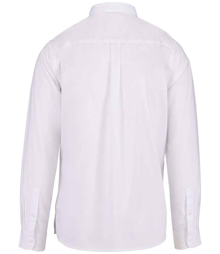 native spirit native spirit washed long sleeve shirt - washed white (ns502)