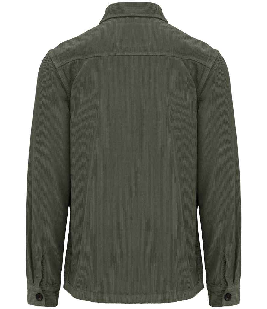 native spirit native spirit corduroy jacket - washed organic khaki (ns603)