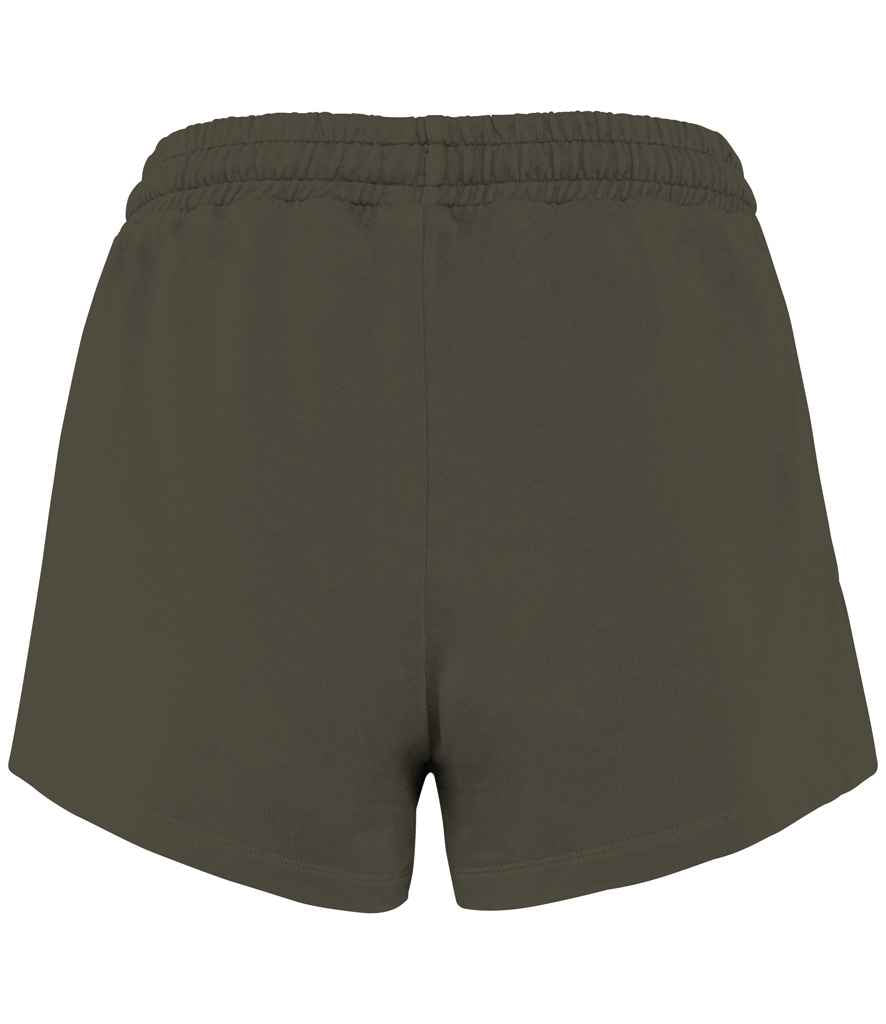 native spirit native spirit ladies terry 280 shorts - washed organic khaki (ns715)