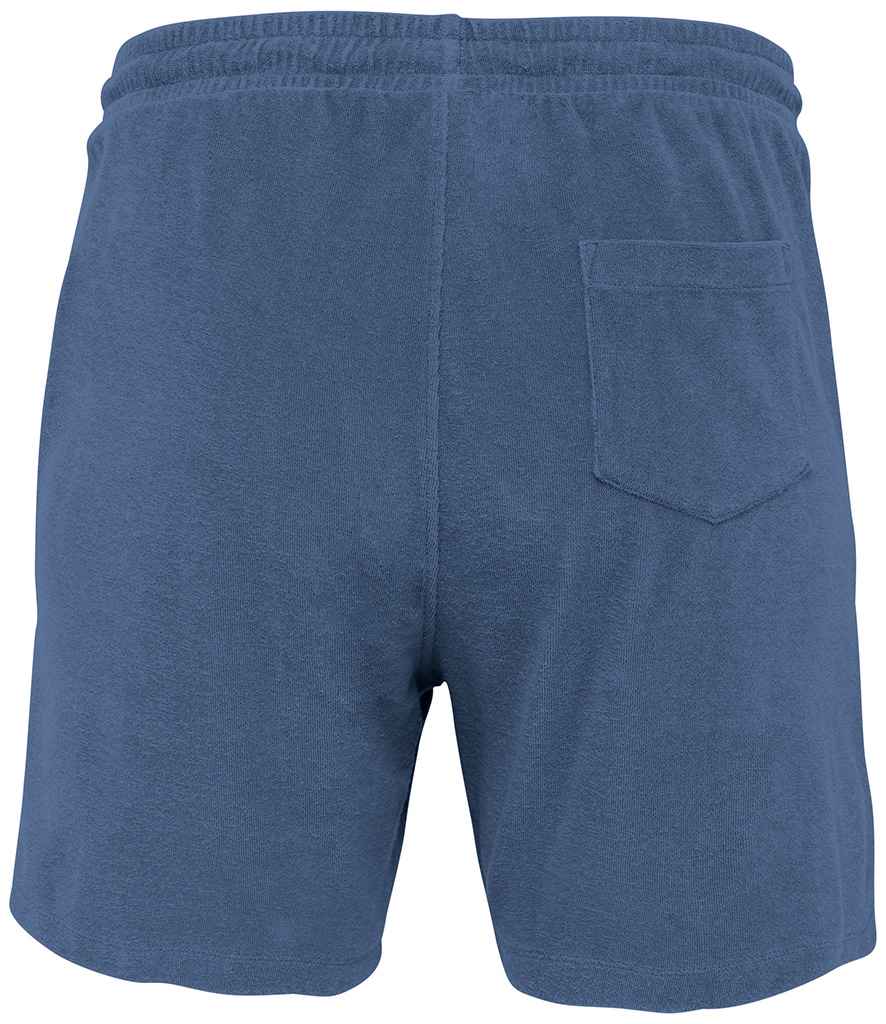 native spirit native spirit terry towel shorts - riviera blue (ns727)