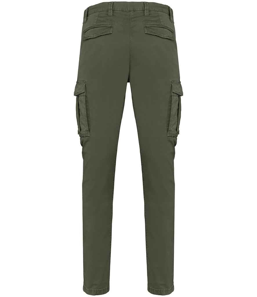 native spirit native spirit washed cargo trousers - washed organic khaki (ns740)