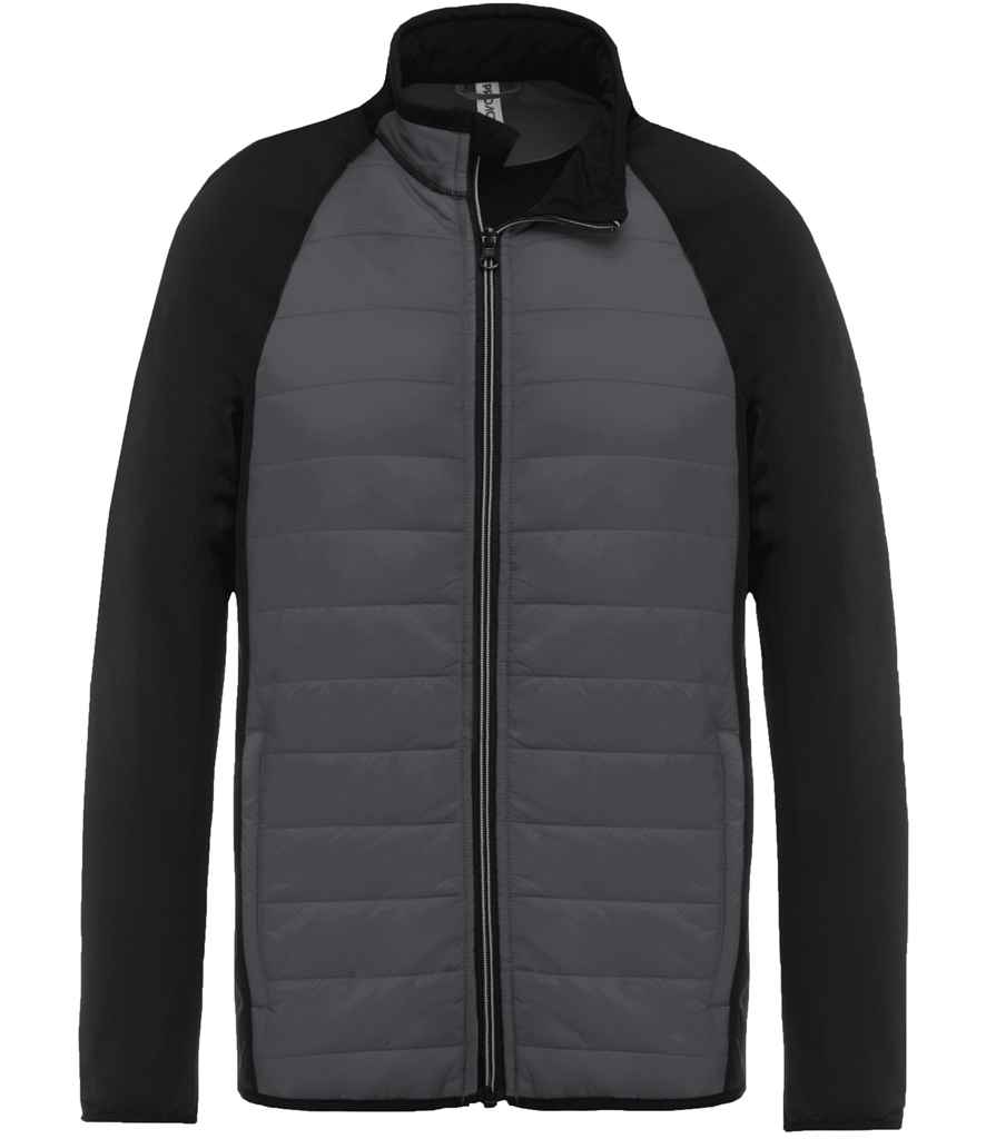 Proact Proact Dual Fabric Sports Jacket - Sporty Grey/Black (PA233)
