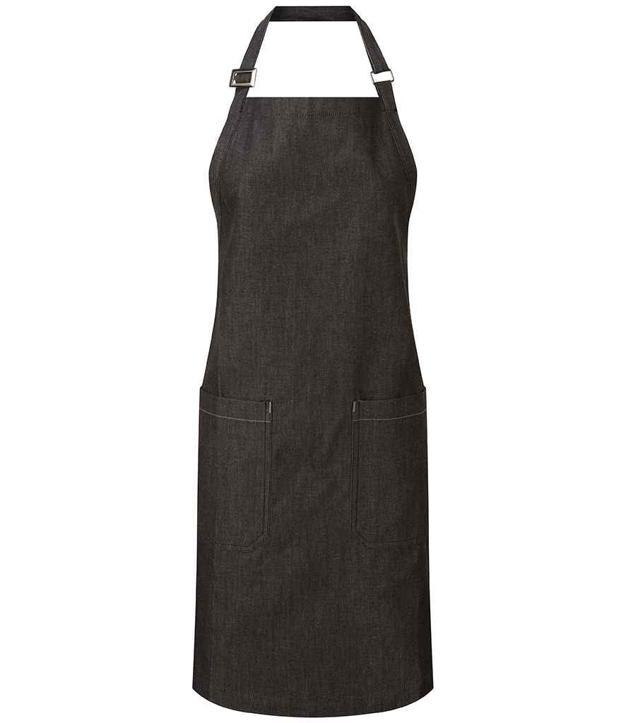 Premier Fairtrade Organic Cotton Denim Bib Apron (PR113)