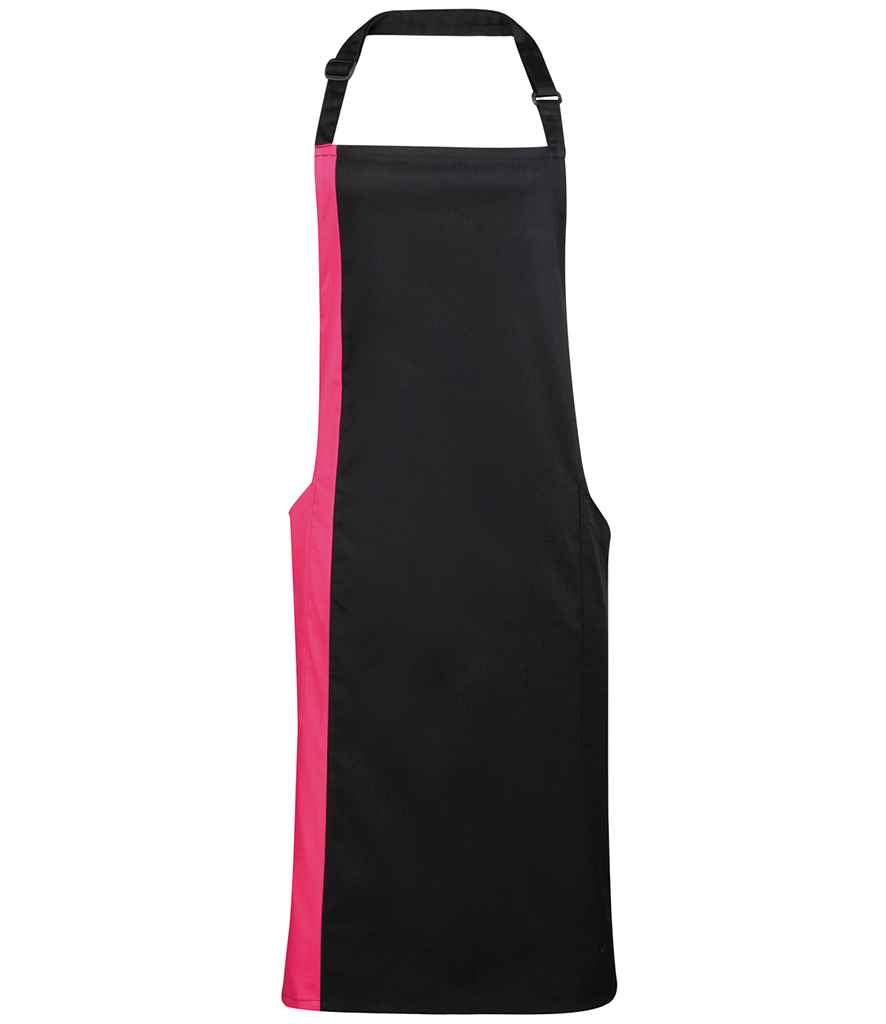 Premier Contrast Bib Apron (PR162)