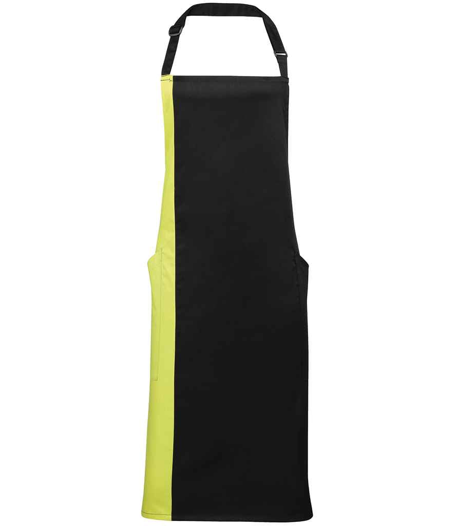 Premier Contrast Bib Apron (PR162)