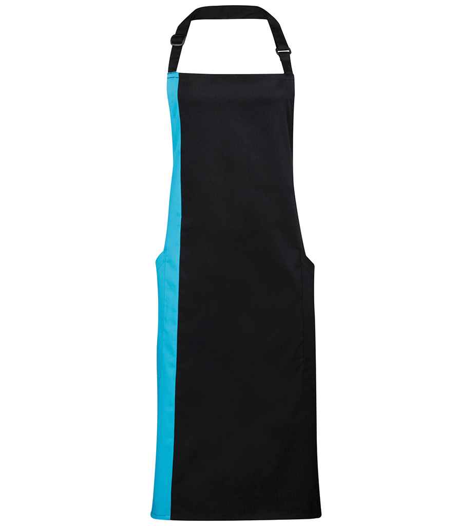 Premier Contrast Bib Apron (PR162)
