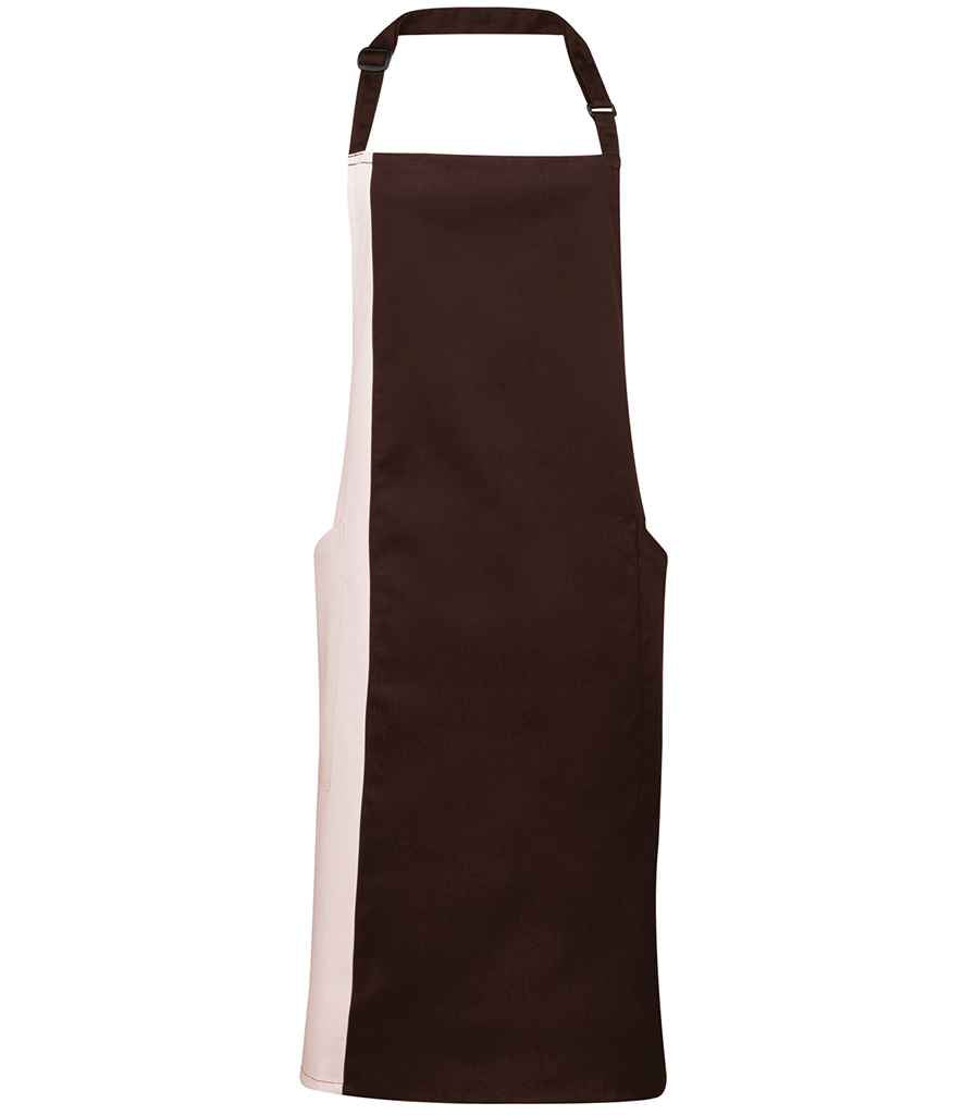 Premier Contrast Bib Apron (PR162)