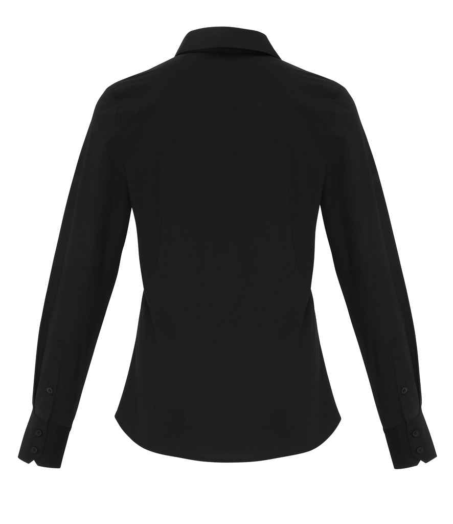 Premier Ladies Long Sleeve Stretch Fit Poplin Shirt (PR344)