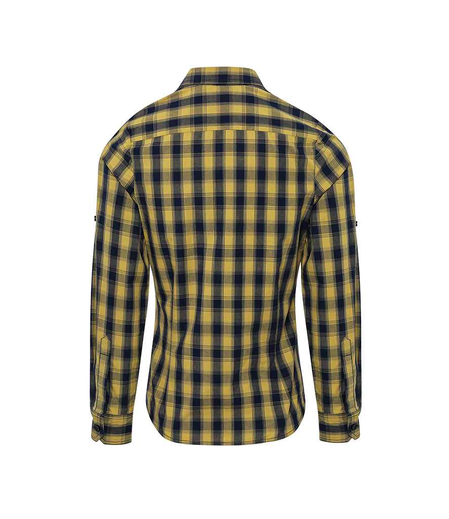 Premier Ladies Mulligan Check Long Sleeve Shirt (PR350)