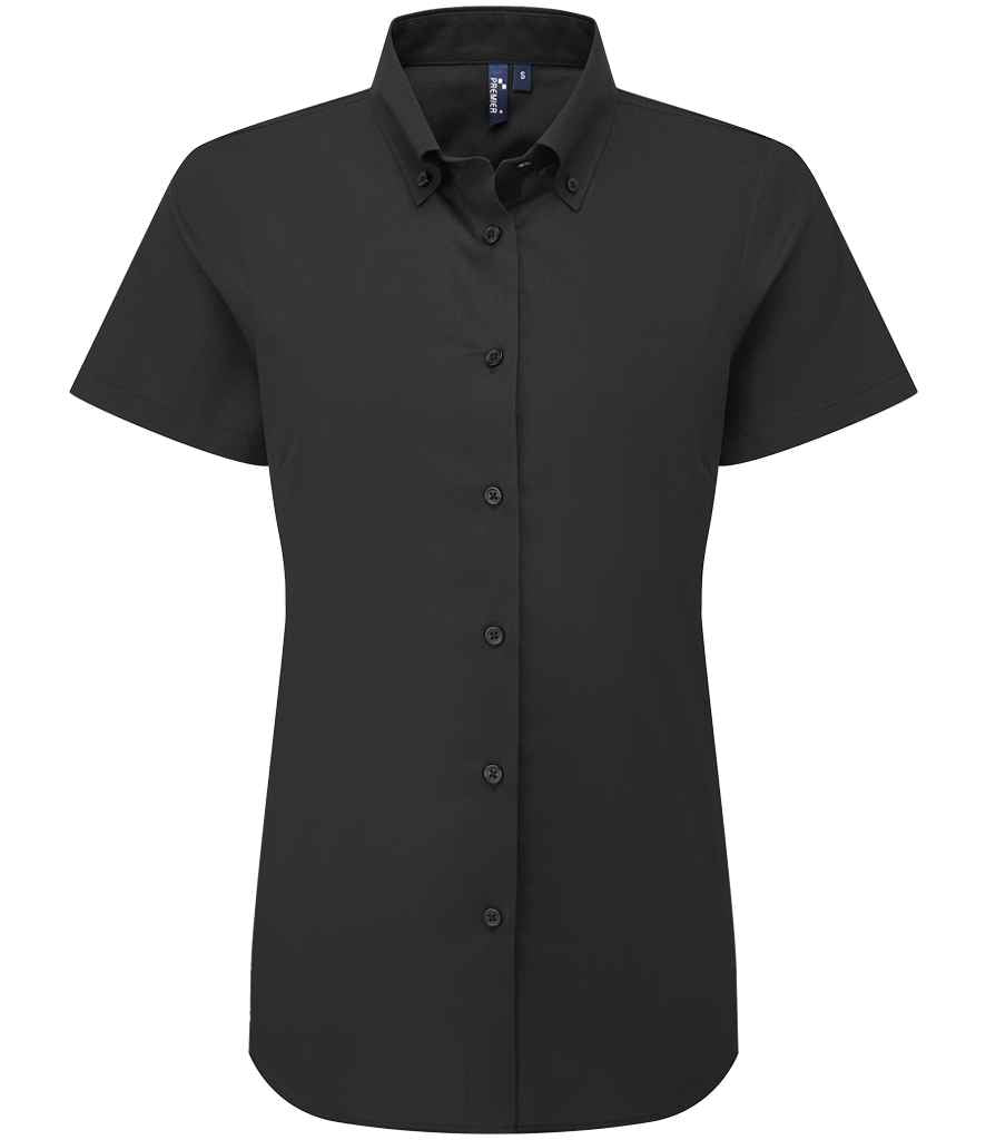 Premier Ladies Supreme Short Sleeve Oxford Shirt (PR386)