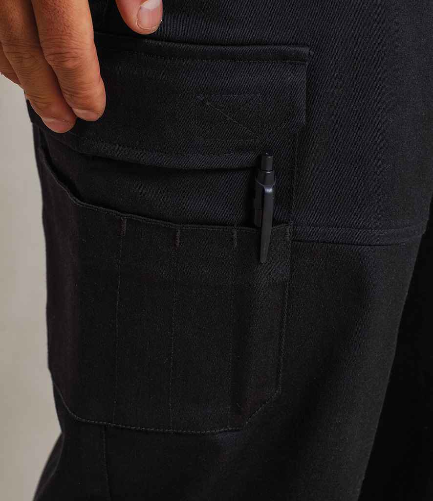 Premier Unisex Stretchchecker Work Cargo Trousers (PR565)