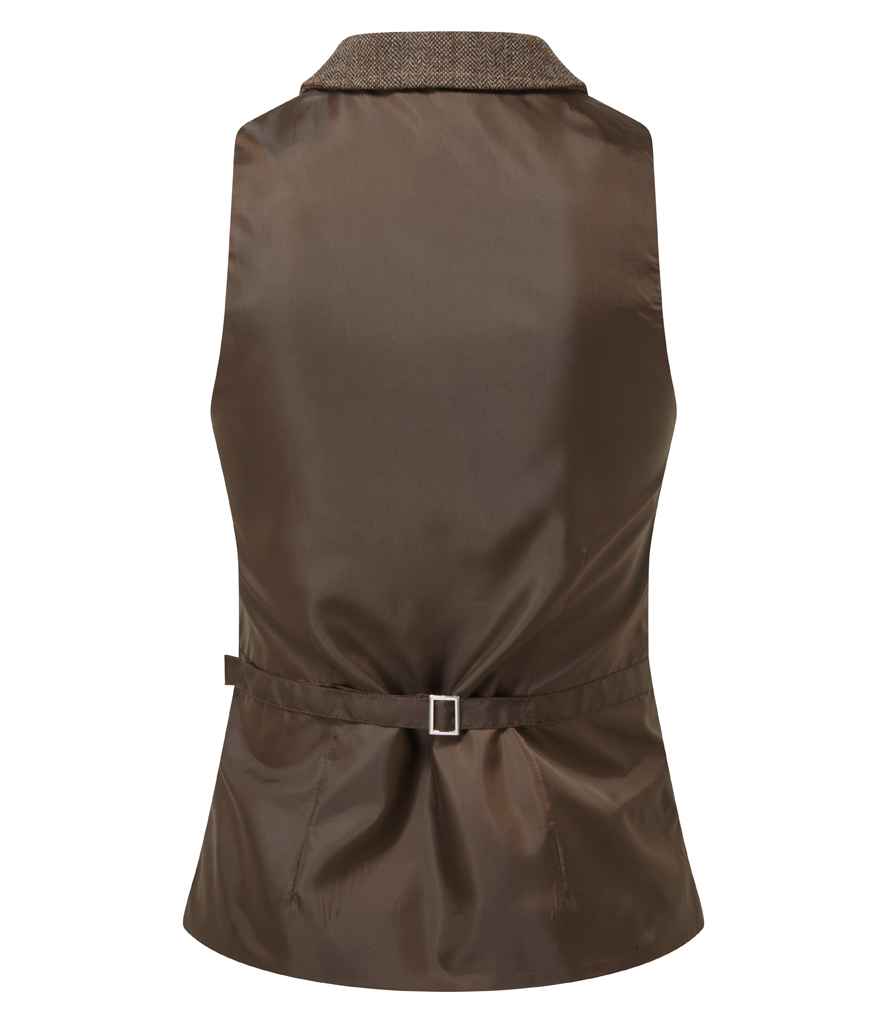 Premier Ladies Herringbone Waistcoat (PR626)