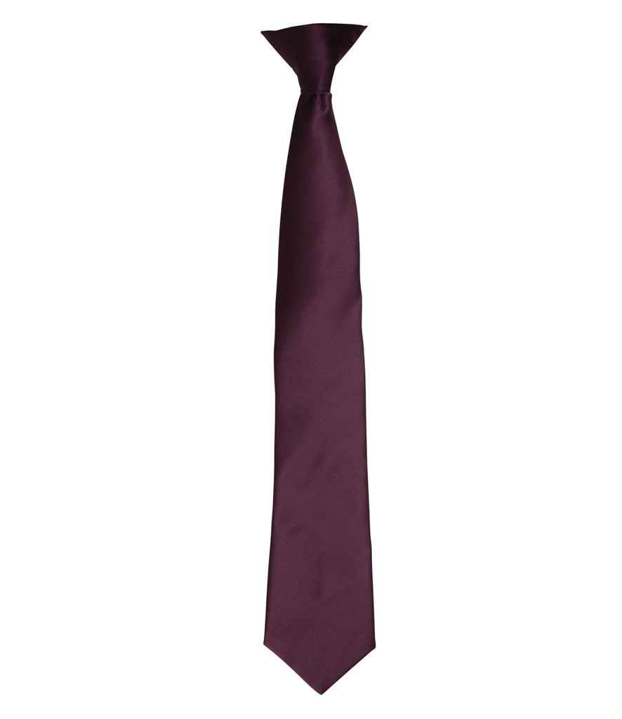 Premier 'Colours' Satin Clip Tie (PR755)