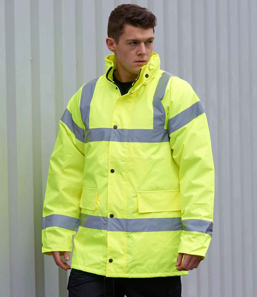 Portwest Hi-Vis Traffic Jacket - Yellow (PW003)