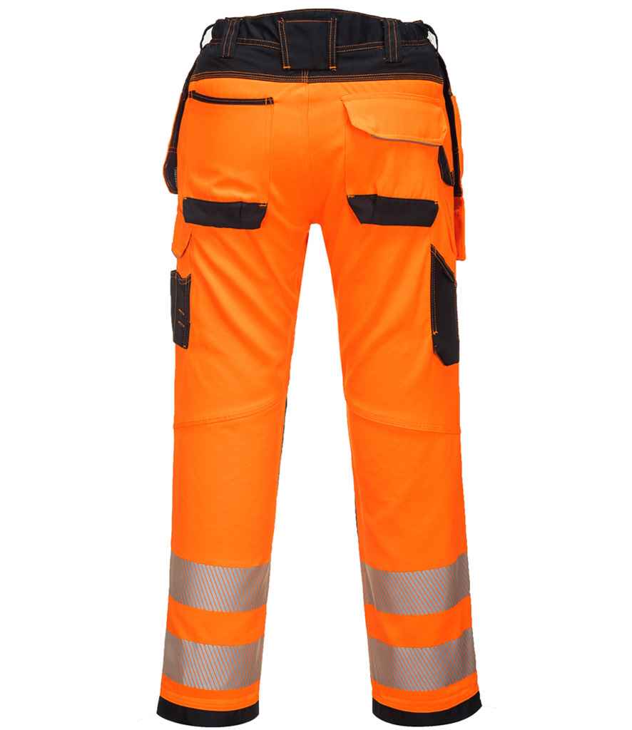 Portwest PW3 Hi-Vis Trousers - Orange/Black (PW1001)