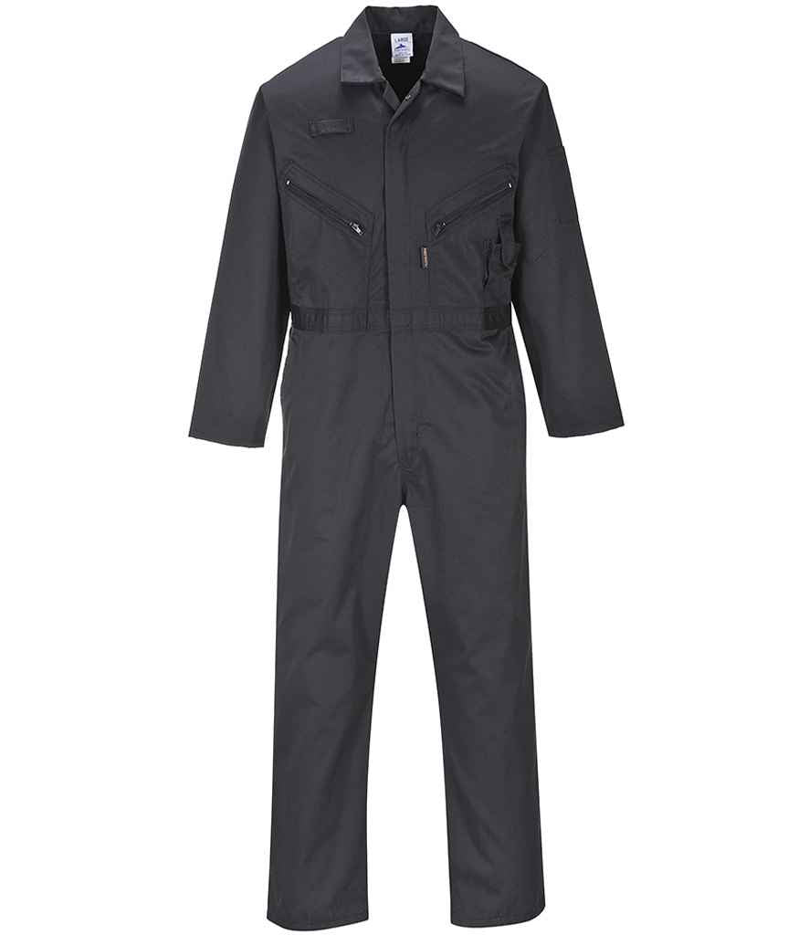 Portwest Liverpool Zip Coverall - Black (PW134)