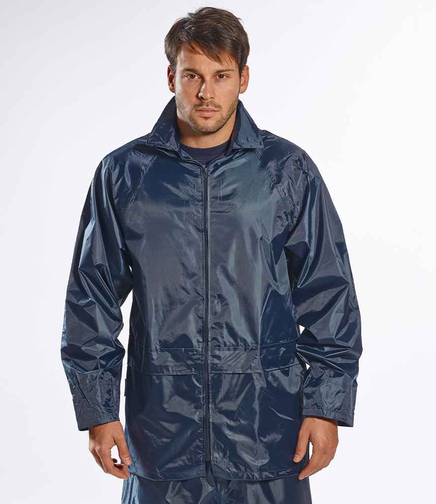 Portwest Classic Rain Jacket - Navy (PW166)