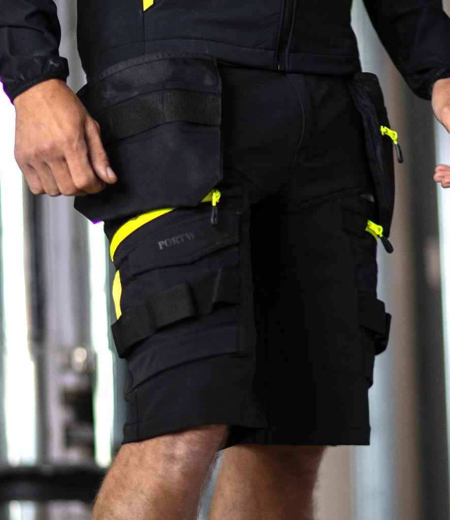Portwest DX4™ Holster Pocket Shorts - Black (PW4444)