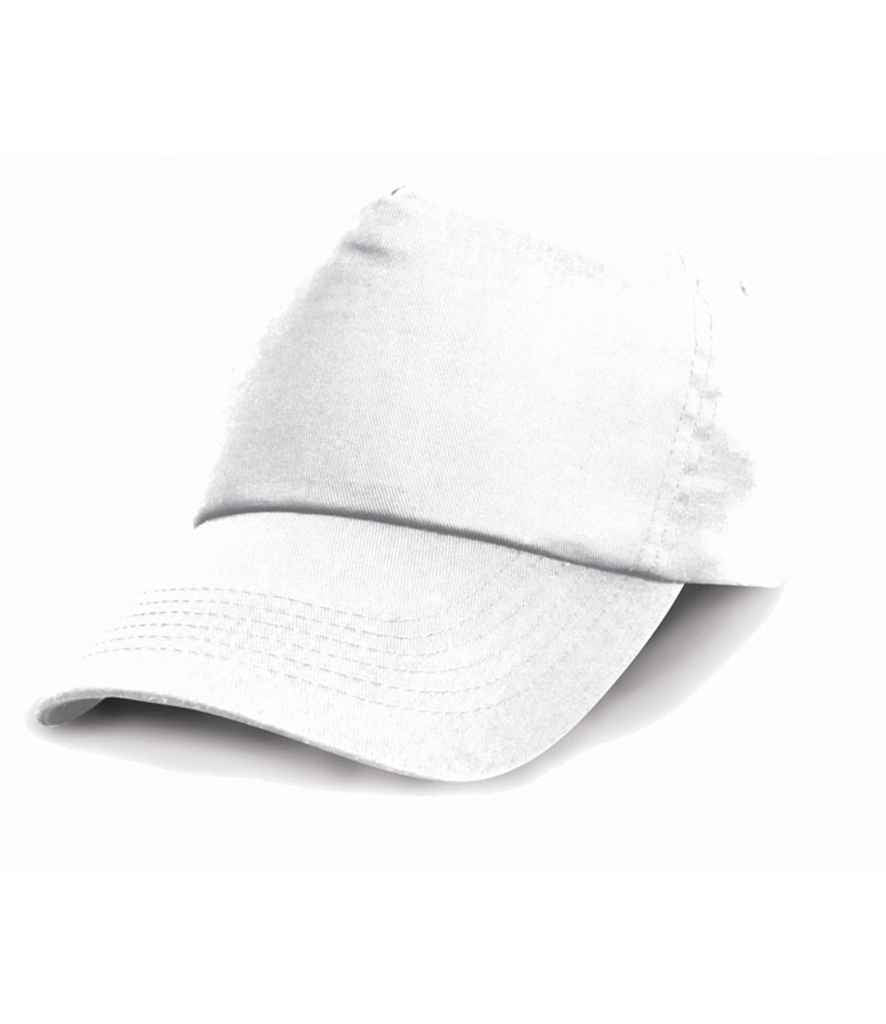 Result Kids Cotton Cap - White (RC005B)
