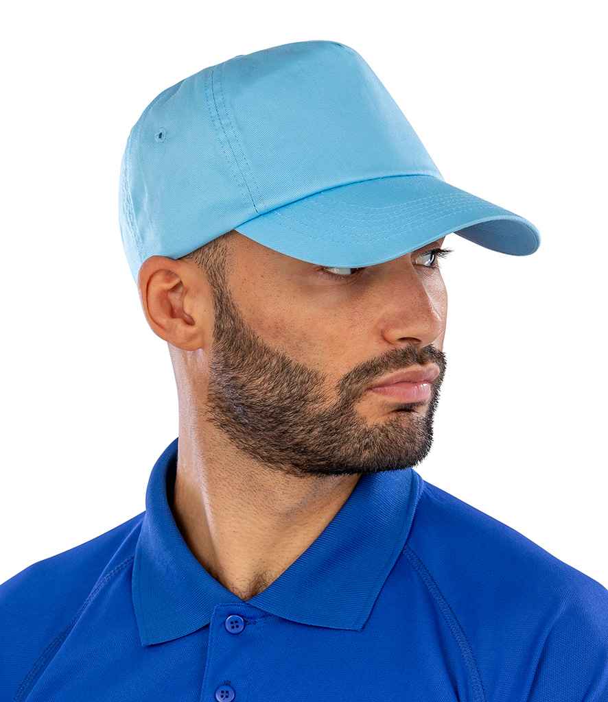 Result Headwear Result Cotton Cap - Sky (RC005)