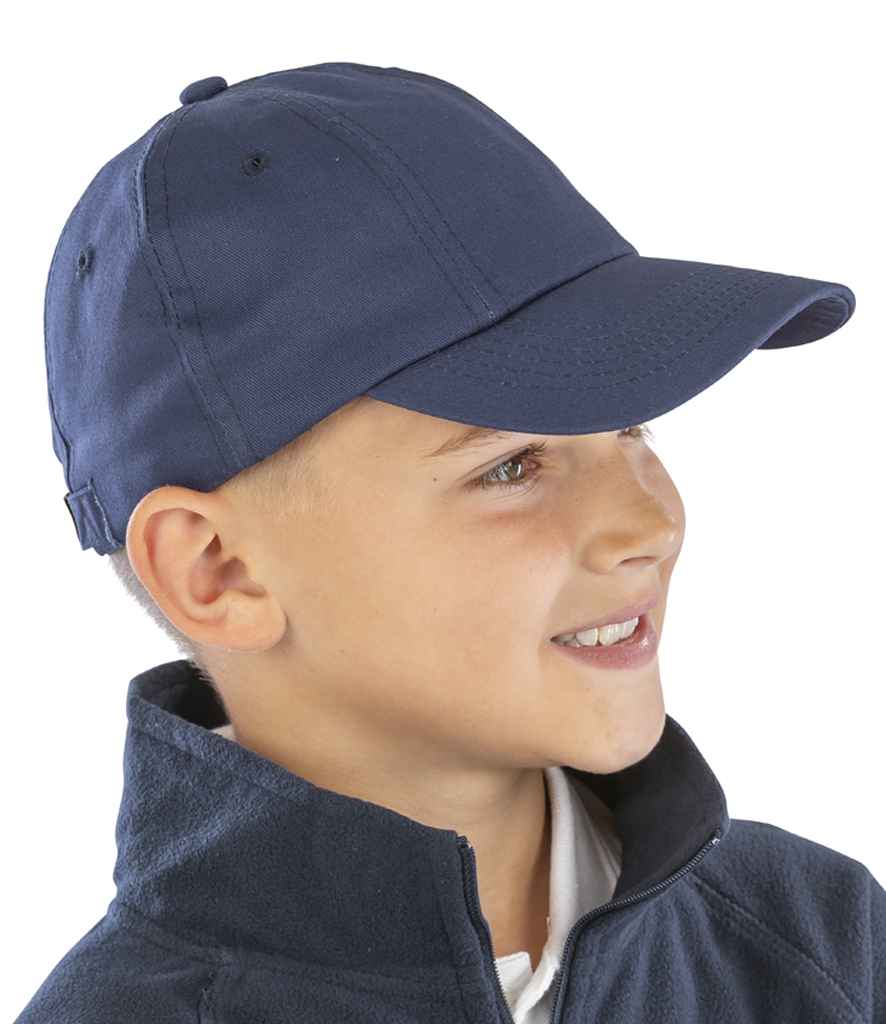 Result Kids Low Profile Cotton Cap - Navy (RC018B)