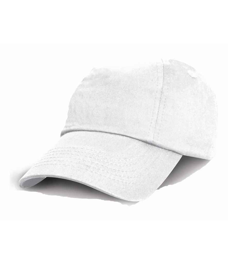 Result Headwear Result Kids Low Profile Cotton Cap - White (RC018B)