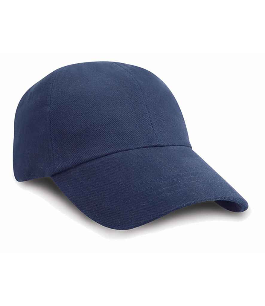 Result Low Profile Heavy Brushed Cotton Cap - Navy (RC024)