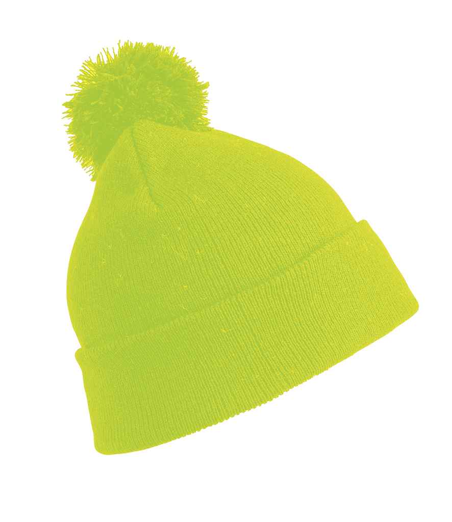 Result Core Pom Pom Beanie - Fluorescent Yellow (RC028)