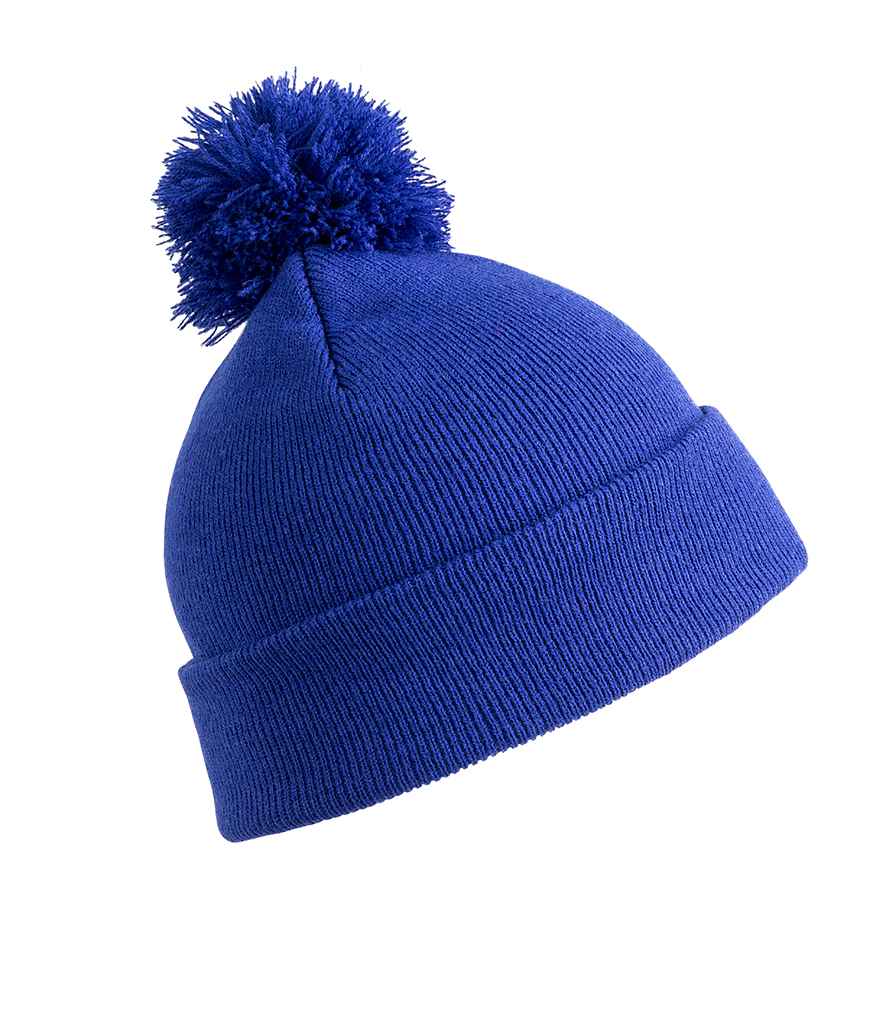 Result Core Pom Pom Beanie - Royal Blue (RC028)