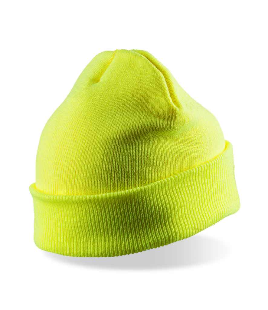 Result Double Knit Thinsulate™ Printers Beanie - Fluorescent Yellow (RC034)